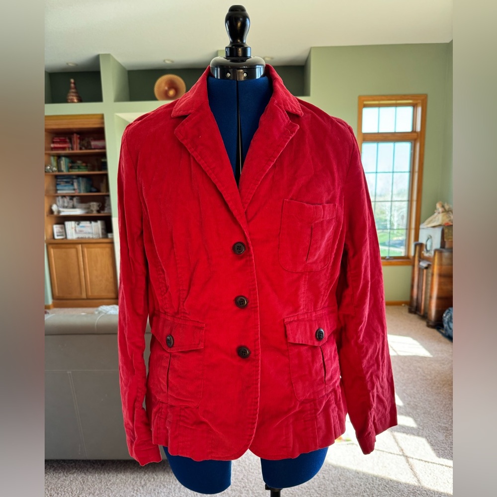Talbots corduroy blazer